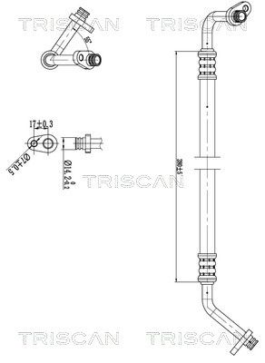 Vysokotlaké / nízkotlaké vedení, klimatizace TRISCAN 9010 28032