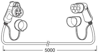 CABLU DE INCARCARE VEHICUL ELECTRIC ams-OSRAM OCC13205 2