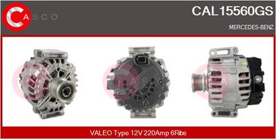 GENERATOR / ALTERNATOR CASCO CAL15560GS
