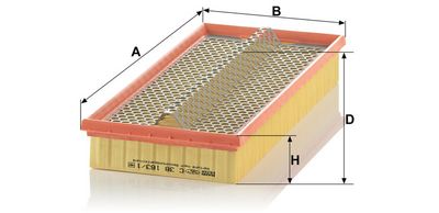 LUFTFILTER MANN-FILTER C381631 1
