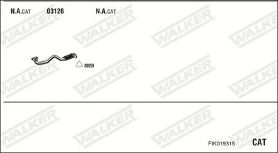 SISTEM DE ESAPAMENT WALKER FIK019315