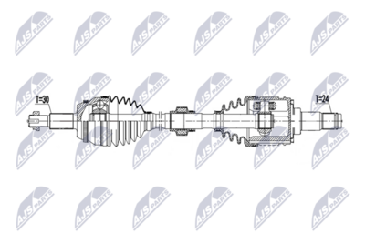 полуоска NTY NPW-TY-261
