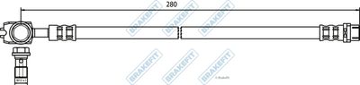 APEC Brake Hose BHO4129