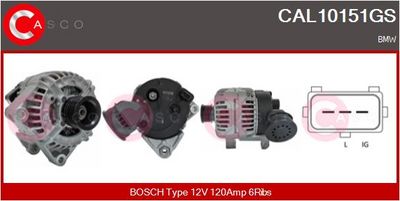 GENERATOR / ALTERNATOR CASCO CAL10151GS