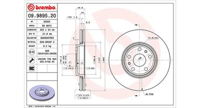 Tarcza hamulcowa MAGNETI MARELLI 360406110200