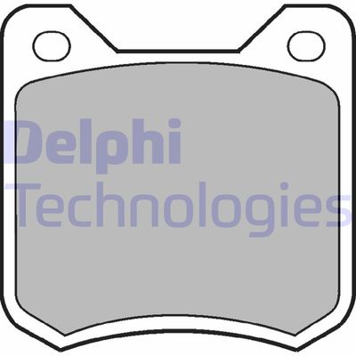 Комплект тормозных колодок, дисковый тормоз DELPHI LP105 для PEUGEOT 204