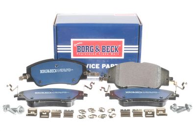 комплект спирачно феродо, дискови спирачки BORG & BECK BBP2953