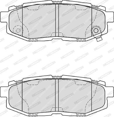 Bromsbeläggssats, skivbroms FERODO FDB4187