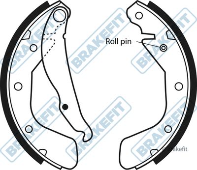 APEC Brake Shoe Set BSH1006