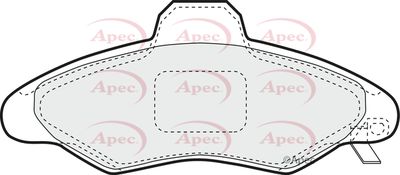 Brake Pad Set APEC PAD1021