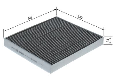 FILTRU AER HABITACLU BOSCH 1987435623 4