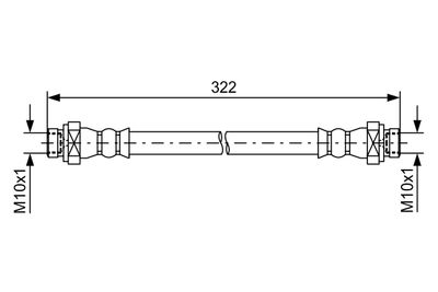 BOSCH Bremsschlauch