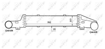 INTERCOOLER COMPRESOR NRF 30420 4