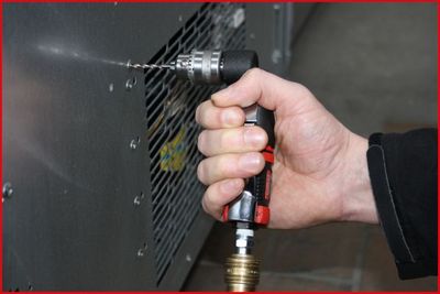 KS TOOLS - Uhlová vŕtačka (stlačený vzduch) , 515.5525
