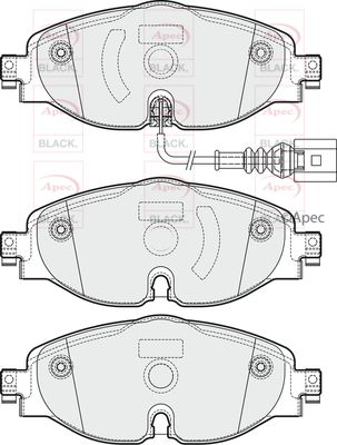 Brake Pad Set APEC PAD1902B