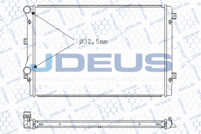 JDEUS M-0010710 Крышка радиатора  для SKODA YETI (Шкода Ети)