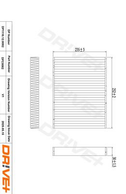 FILTER INNENRAUMLUFT DR!VE+ DP1110120082 5