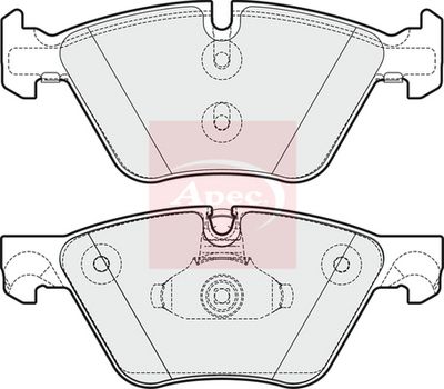APEC Brake Pad Set, disc brake PAD1789