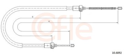 CABLU FRANA DE PARCARE