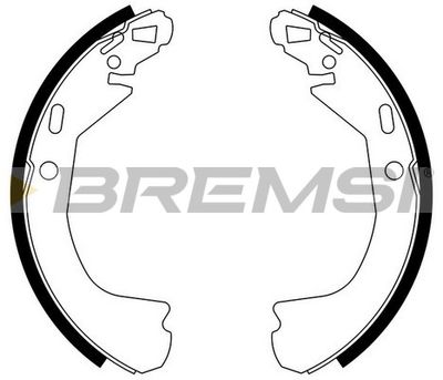 Комплект тормозных колодок BREMSI GF4636 для BUICK CENTURY