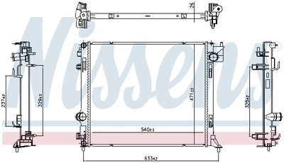 RADIATOR RACIRE MOTOR NISSENS 607087 4