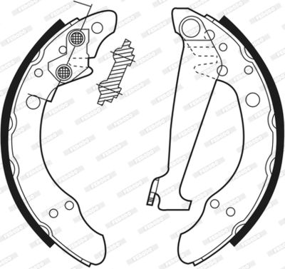 SET SABOTI FRANA FERODO FSB408 2