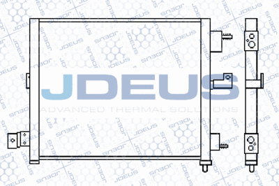 JDEUS 754M09 Радиатор кондиционера  для HYUNDAI ATOS (Хендай Атос)