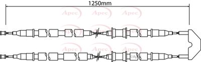 APEC Cable Pull, parking brake CAB1454