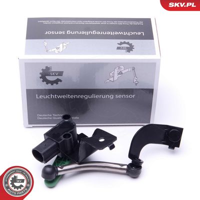 Jutiklis, žibintų diapazono reguliavimas