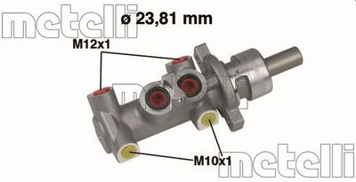 Главный тормозной цилиндр METELLI 05-0301 для FORD FOCUS