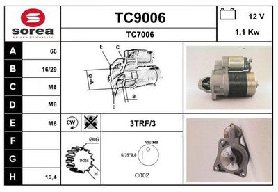 STARTER SNRA TC9006