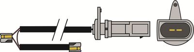 Warning Contact, brake pad wear JURATEK U1877849