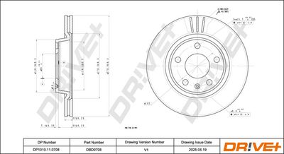 BREMSSCHEIBE DR!VE+ DP1010110708 2