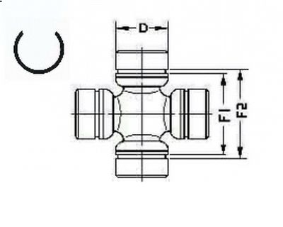 ARTICULATIE CARDAN SPIDAN U249 1