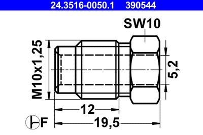 Union Bolt 24.3516-0050.1