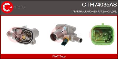 TERMOSTAT LICHID RACIRE CASCO CTH74035AS