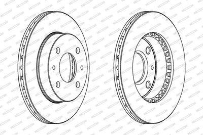 DISC FRANA FERODO DDF866 1