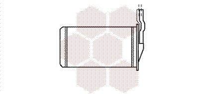Теплообменник, отопление салона VAN WEZEL 43006003 для RENAULT 25