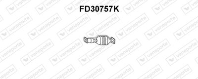 VENEPORTE FD30757K Катализатор для FORD TRANSIT Автобус (T_ _) 2.0 Cat (TBS, TCL, TCS)