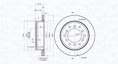 DISC FRANA MAGNETI MARELLI 360406071401