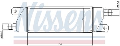 RADIATOR ULEI ULEI MOTOR NISSENS 90568 4