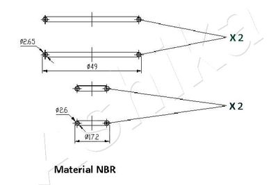 MATERIAL DE ETANSARE SOLID ASHIKA ORING 1