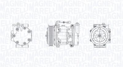 MAGNETI MARELLI Kompresorius, oro kondicionierius