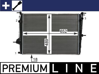 Chłodnica, układ chłodzenia silnika MAHLE CR 23 000P