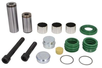 Remklauw reparatieset (bouten, gids, Verzegeling) Achter/Voor Links/Rechts (stekkers) WABCO PAN 19
