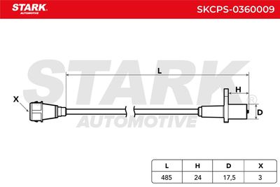 импулсен датчик, колянов вал STARK SKCPS-0360009