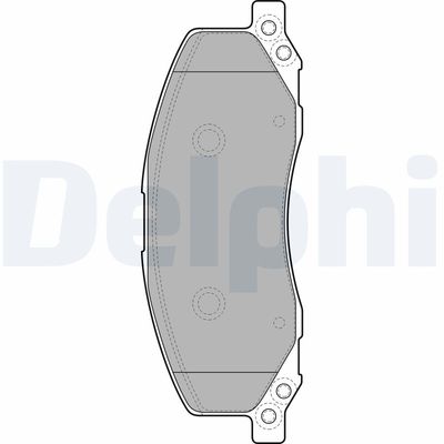 Комплект тормозных колодок, дисковый тормоз LP2082