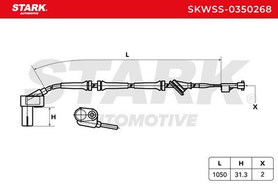 датчик, обороти на колелото STARK SKWSS-0350268