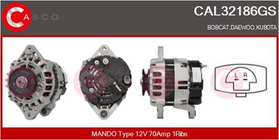 Генератор CASCO CAL32186GS для DAEWOO MATIZ