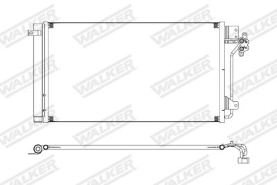 CONDENSATOR CLIMATIZARE WALKER WCD00338 7